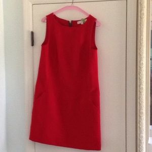 Red Loft Shift Dress